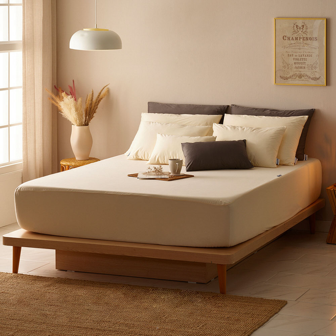 프로텍트어베드 문나잇 슬립 진드기차단 유아안전확인 방수 매트리스 커버