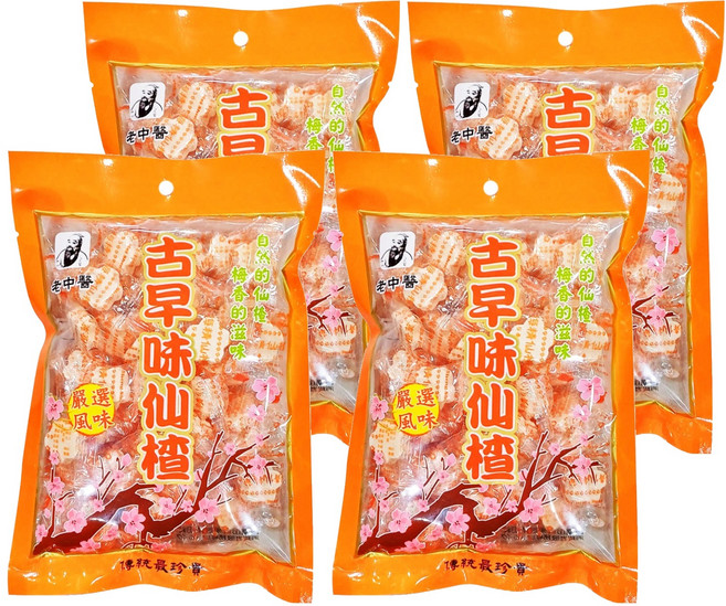 老中醫 古早味仙楂, 170g, 4袋