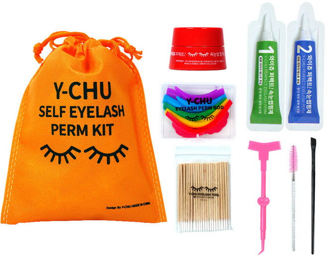 와이츄 시즌3 노글루 셀프 속눈썹펌 키트 10회분 풀세트, 혼합색상, 1세트