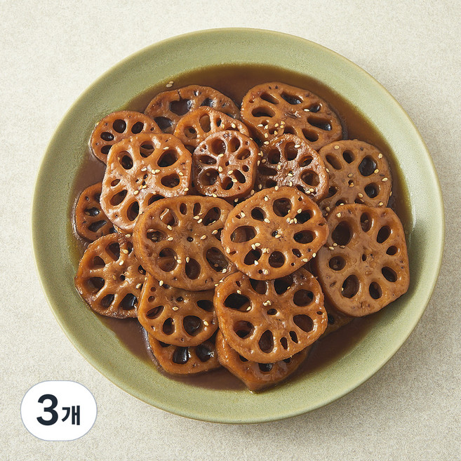 연근조림, 400g, 3개