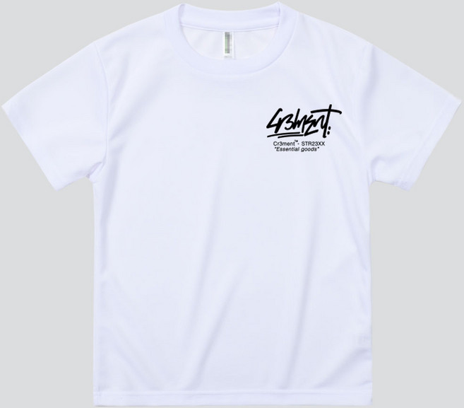 크로스써드먼트 남녀공용 에센셜 스트릿 로고 드라이 냉감 통기성 라운드 반팔 쿨티셔츠