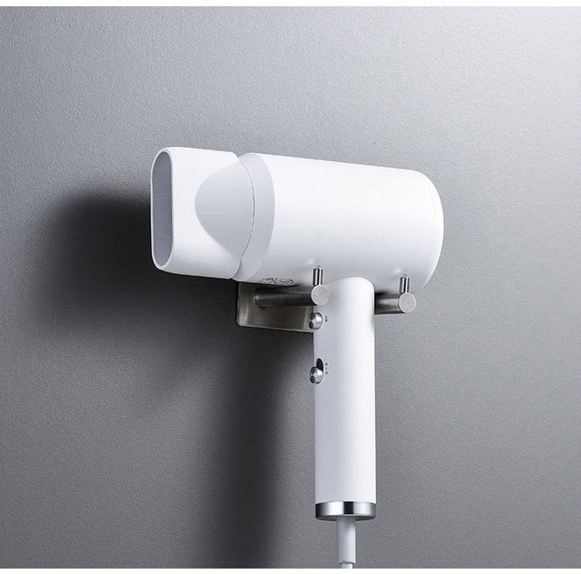 624C 스테인리스 고급 드라이기 거치대, 실버, 1개