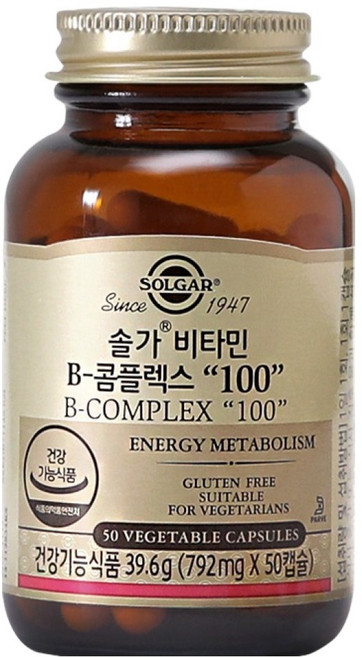 솔가 비타민B 콤플렉스 100, 50정, 1개