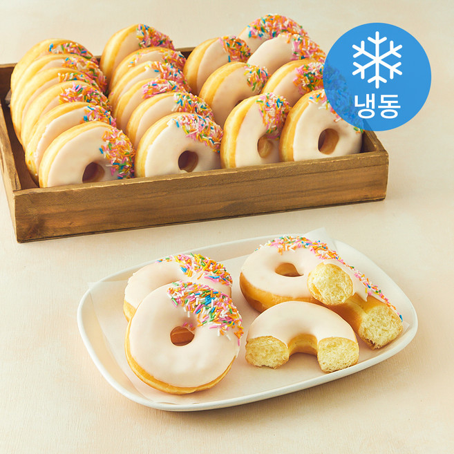 디엔비 바닐라후로스트 도넛 (냉동), 50g, 10개입, 5개