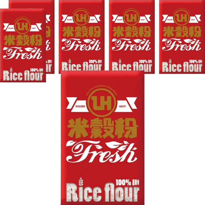 聯華製粉 蓬萊米穀粉, 1kg, 6包