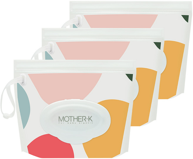 마더케이 건티슈 파우치, 혼합색상, 3개