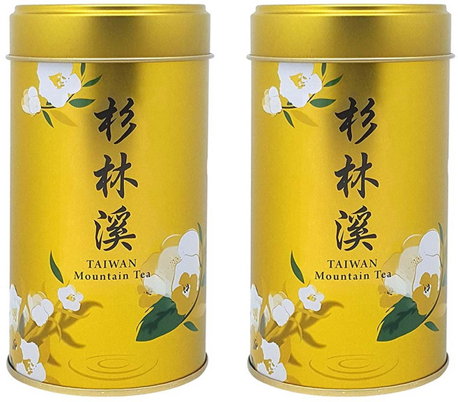 龍源茶品 鑫龍源 杉林溪烏龍 + 金萱茶葉, 1組, 50g, 2罐