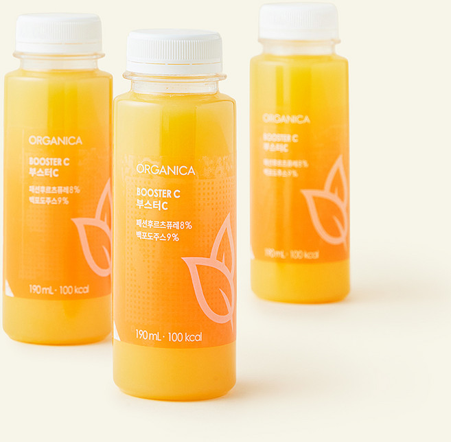 올가니카 부스터C 과채주스, 190ml, 3개