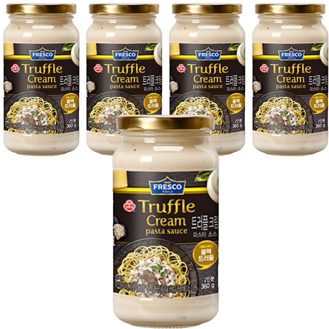 OTOKI 不倒翁 Fresco松露奶油義大利麵醬, 360g, 5罐