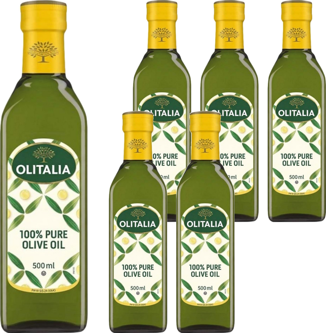 OLITALIA 奧利塔 純橄欖油, 500ml, 6瓶