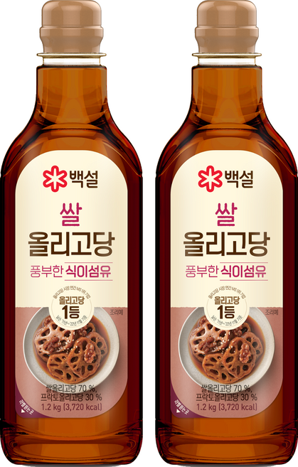 백설 쌀 올리고당, 1.2kg, 2개