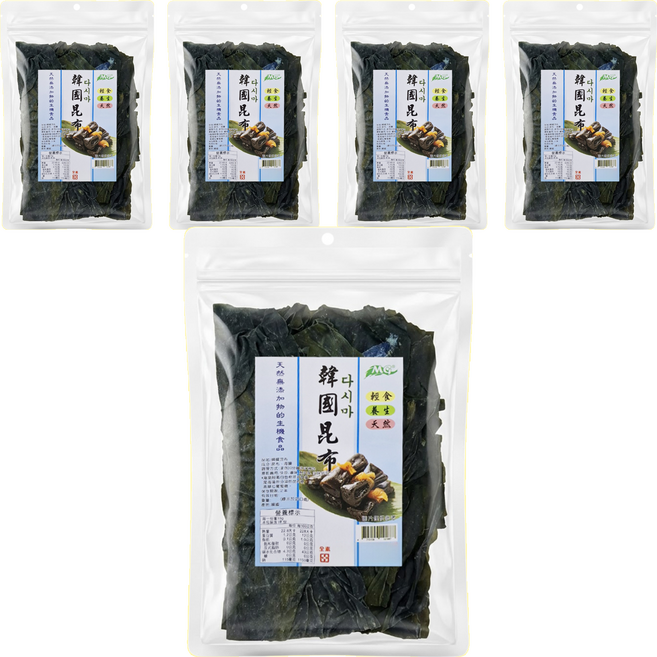 茂格生機 韓國昆布, 100g, 5包