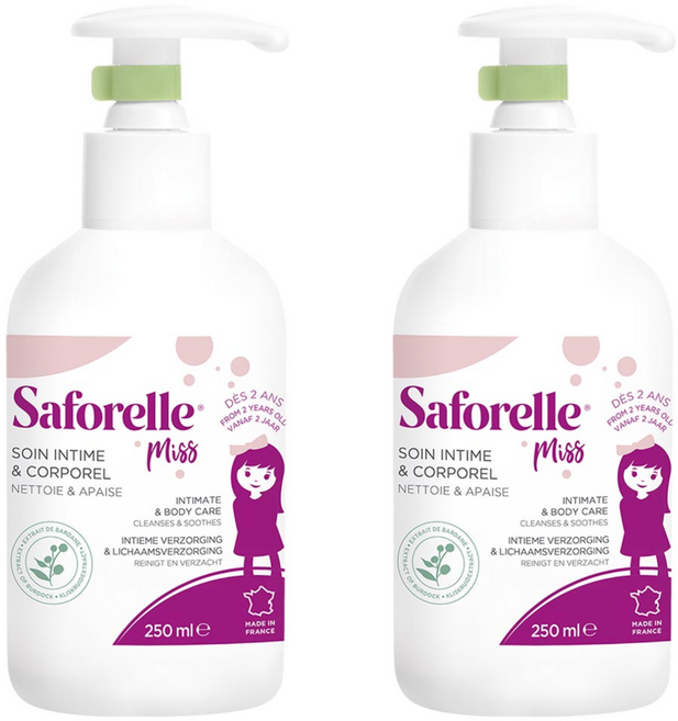 사포렐 미스 인티메이트 앤 바디 케어 여성청결제, 250ml, 2개