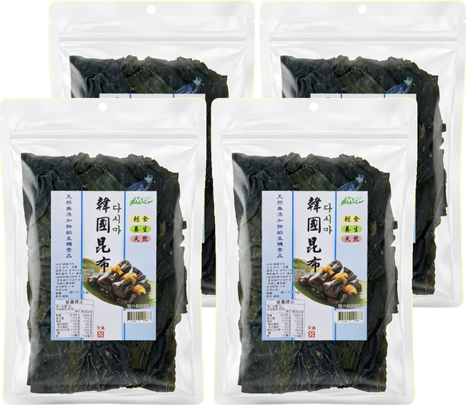 茂格生機 韓國昆布, 100g, 4包