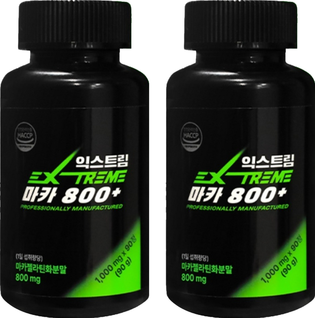 익스트림 마카 800 플러스, 90정, 2개