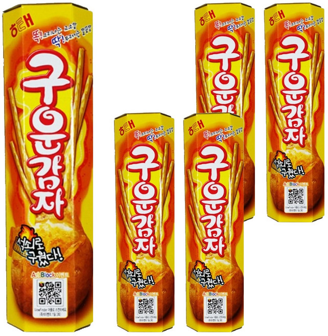 해태제과 구운감자, 27g, 5개