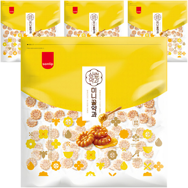 samlip 三立 迷你蜂蜜藥菓, 1kg, 4個