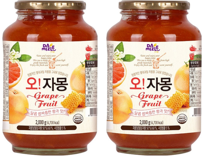 다미즐 오 자몽, 2kg, 1개입, 2개