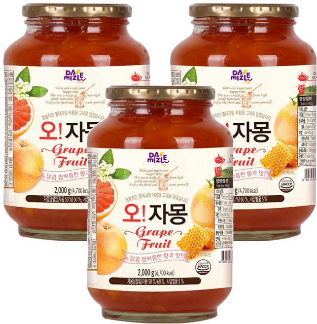 다미즐 오 자몽, 2kg, 1개입, 3개