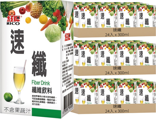 速纖 纖維飲料, 300ml, 72入