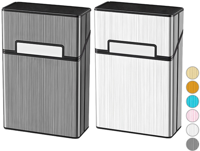 수스다 남성용 메탈 담배 케이스 2종 세트