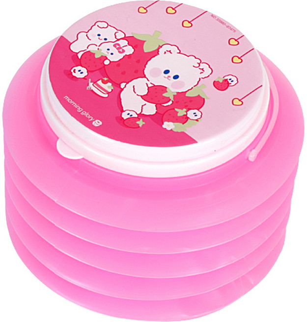 모닝글로리 초등 미술용 물통, 핑크