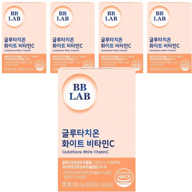 BB LAB 科研 穀胱甘肽維他命C複方錠, 60顆, 5罐