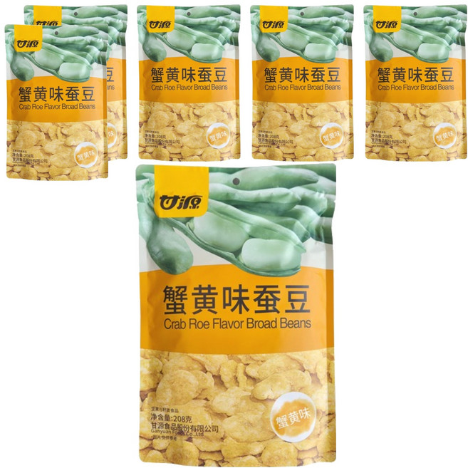 감원 게알맛 잠두콩, 208g, 6개