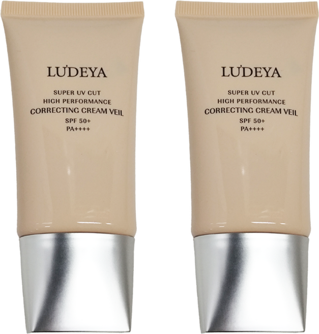 LUDEYA 露緹雅 極光綻白高效隔離霜 SPF50+ PA++++ 45ml, 單一顏色, 2條