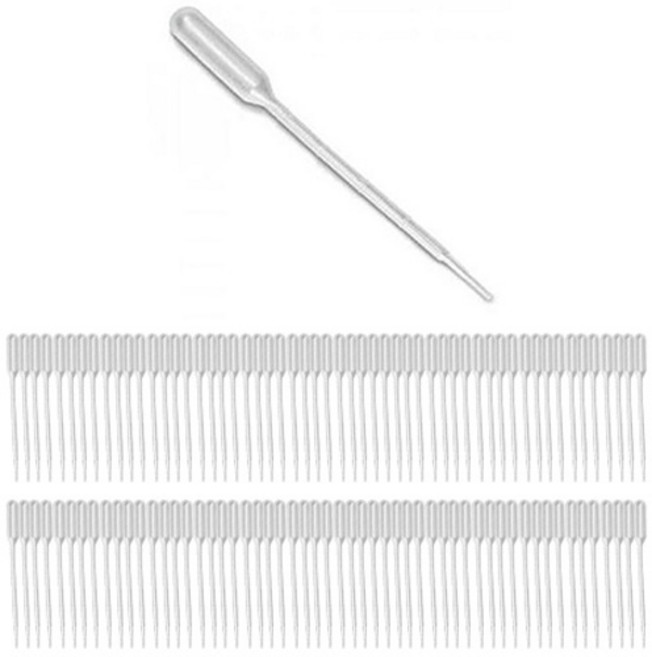 OON 투명 플라스틱 일회용 스포이드, 300개, 3ml