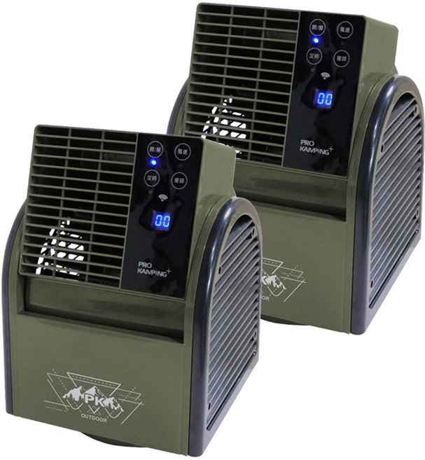 PRO KAMPING 領航家 搖擺循環扇 2個, PK-068GB