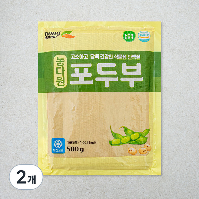 농다원 포두부, 2개, 500g