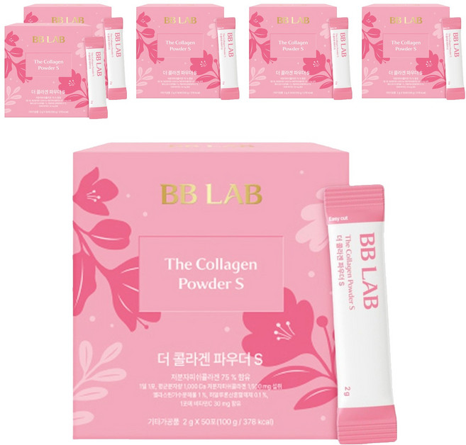 BB LAB 科研 膠原蛋白粉S隨身包, 50條, 6盒