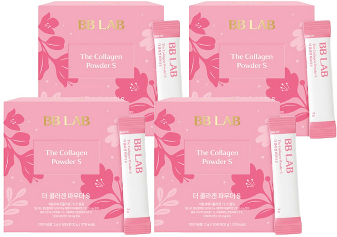 BB LAB 科研 膠原蛋白粉S隨身包, 50條, 4盒