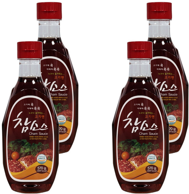 참 고기엔 참소스, 570g, 4개