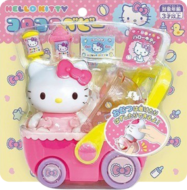 Hello Kitty 凱蒂貓 嬰兒車玩具, 1組
