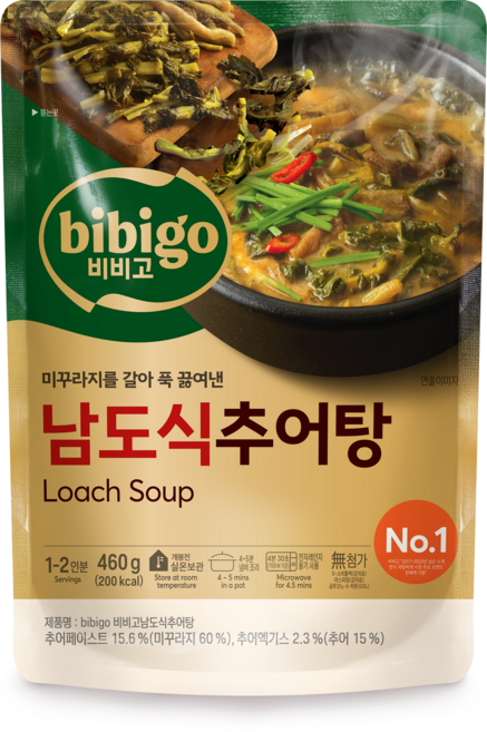 비비고 남도식 추어탕, 460g, 1개