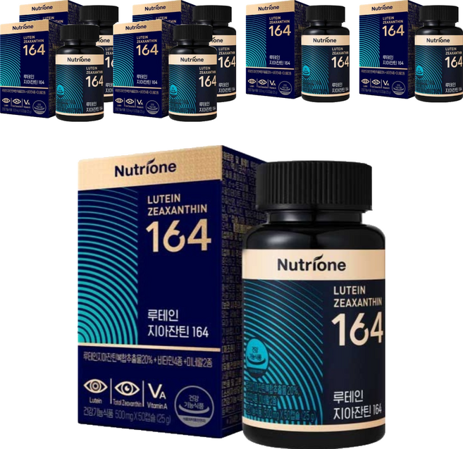 뉴트리원 루테인 지아잔틴 164, 50정, 25g, 7개
