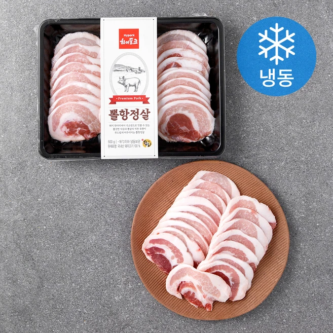 하이포크 한돈 뽈항정 (냉동), 500g, 1팩 - 쿠팡