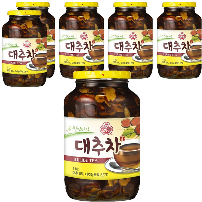 오뚜기 대추차, 1kg, 1개입, 6개