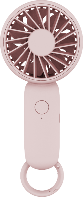 부이 컬러 미니 BLDC 키링형 저소음 경량 핸디팬 77g, B4HF-10M, SANDPINK