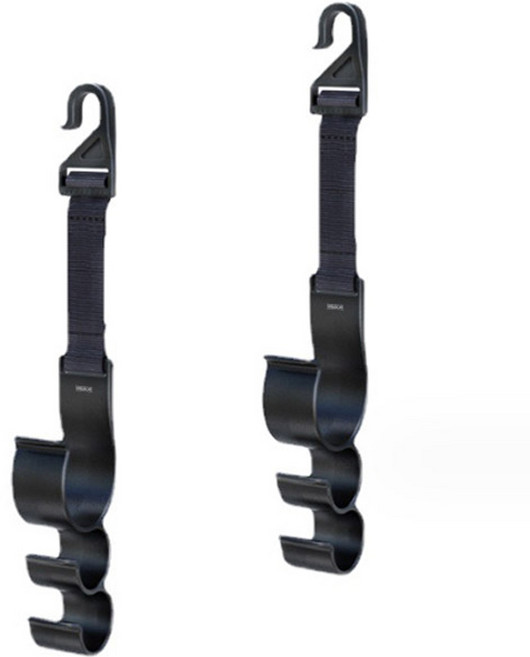 어반카 차량용 길이조절 우산 수납걸이, 2개, 블랙