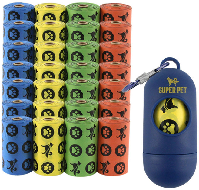 슈퍼펫 배변통 + 봉투 552p 세트, 랜덤 발송, 1개