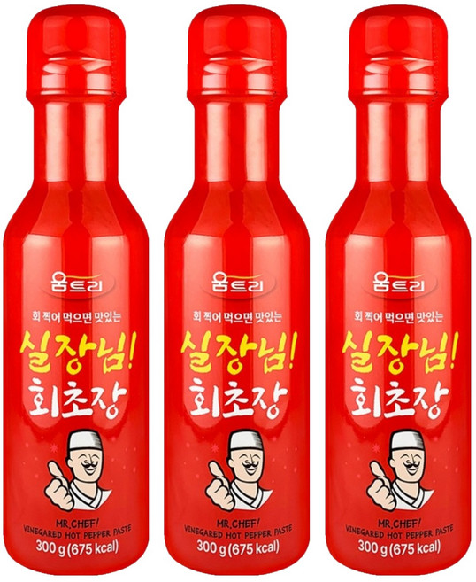 움트리 실장님 회초장, 300g, 3개