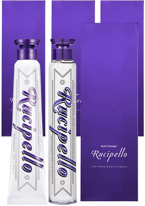 루치펠로 트로피칼오션 치약 + 가글, 4개