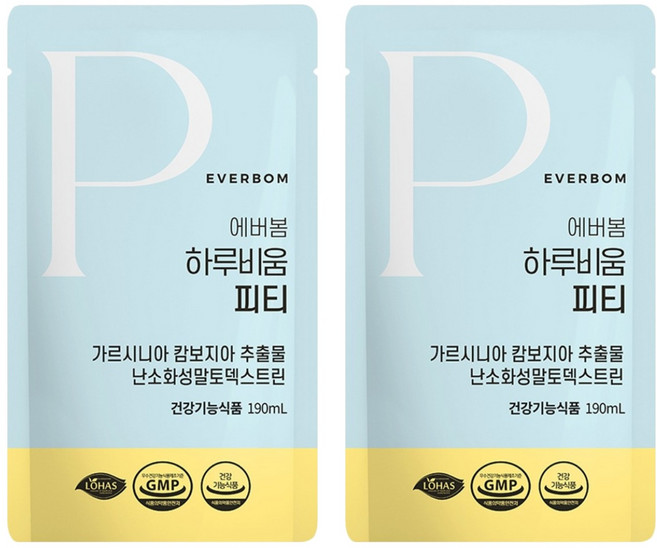 에버봄 하루비움 피티 다이어트식품, 190ml, 2개