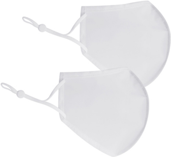 국내생산 물놀이 방수 오투헬시 마스크, 화이트, 2개