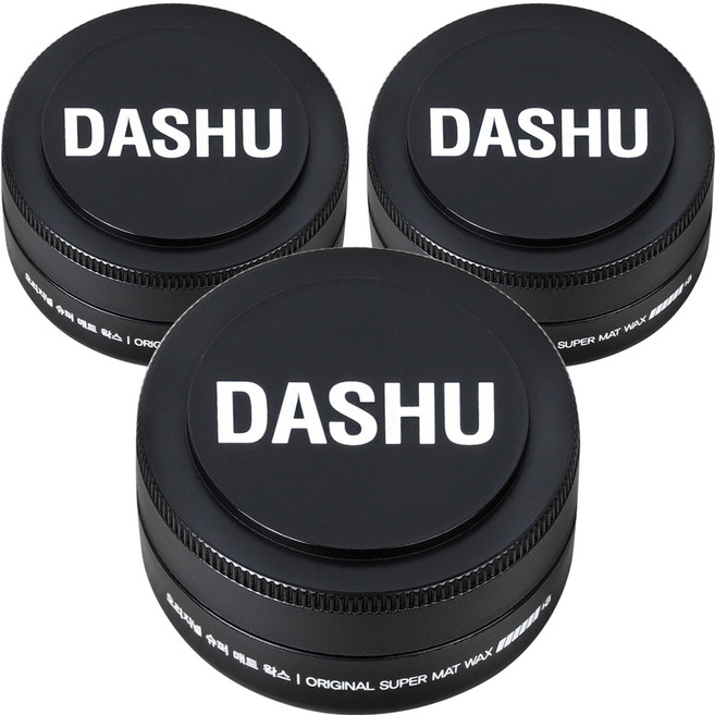 DASHU 男性經典霧面定型髮蠟, 15ml, 3罐