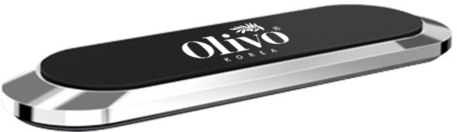 올리보 스페이스 스틱형 자석 흡착 차량용 핸드폰 거치대, 1개, 실버