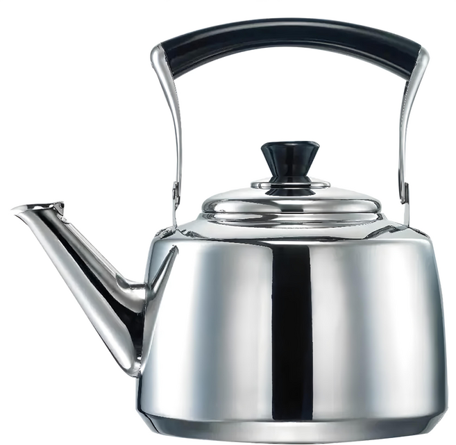 PLUS PERFECT 理想 晶品不銹鋼茶壺, 銀色, 3L, 1個